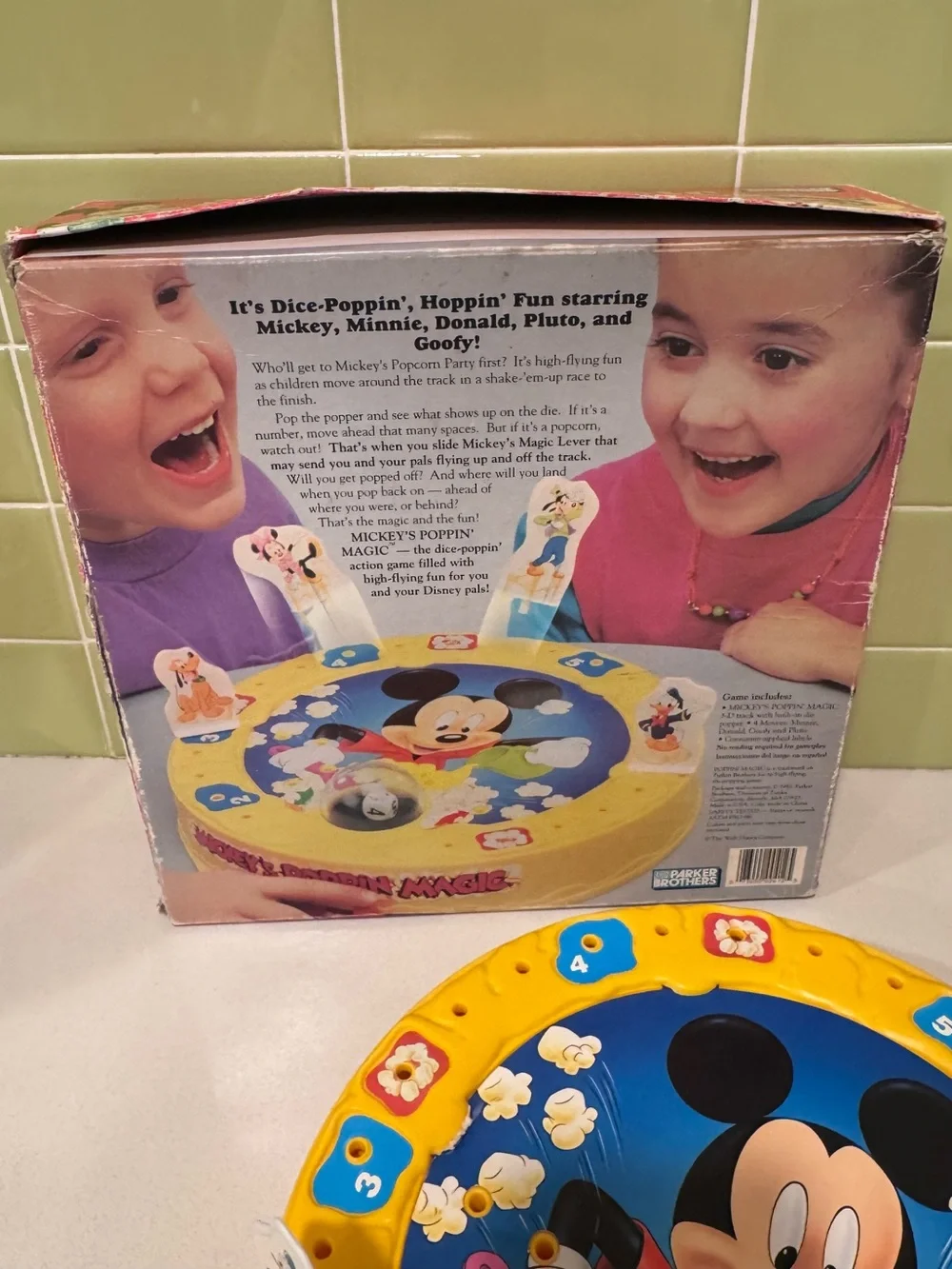 Vintage 1991 Mickey's Poppin' Magic game by Parker Brothers